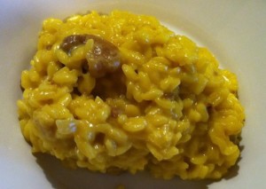 Risotto funghi e montasio